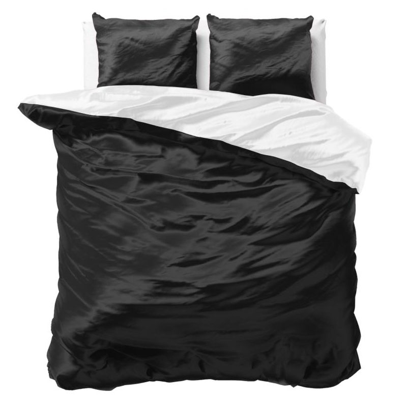 Sleeptime Dekbedovertrek Beauty Double Face Black/White-Lits-jumeaux (240 x 200/220 cm) Top Merken Winkel